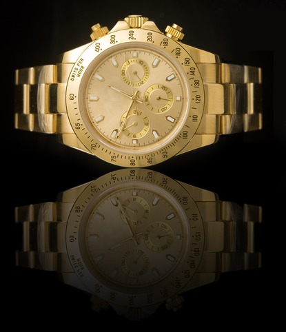 luxury gold watch